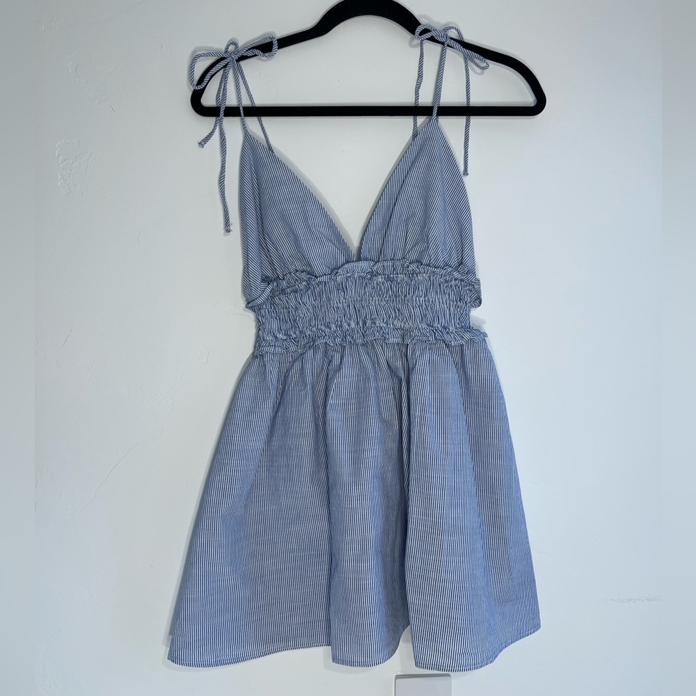 ZARA XS Pinstripe dress